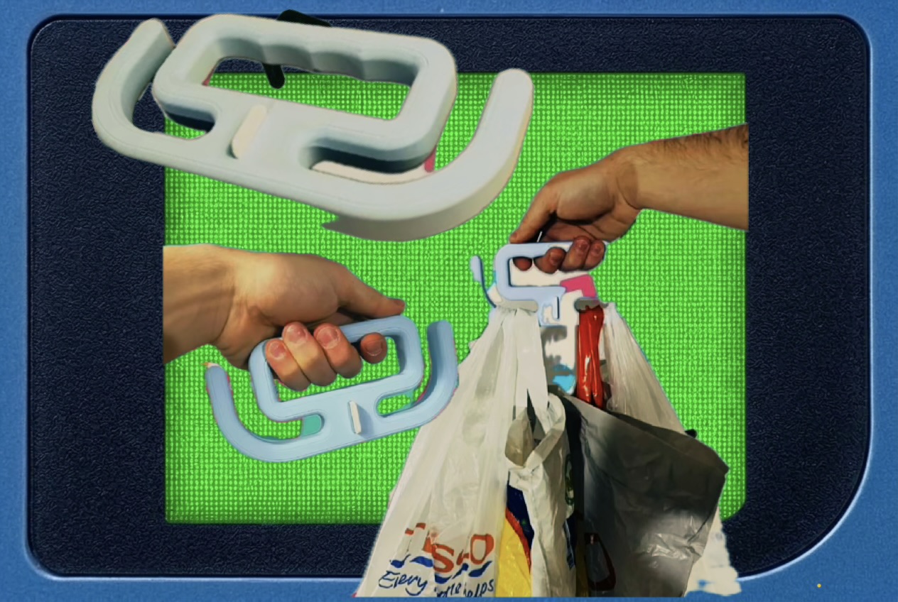 Plastic Grocery Bag Carry Handle