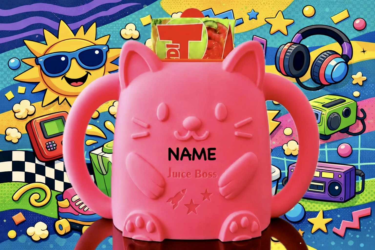 Kitty Kid Sipper Juice-box Holder — photo 1